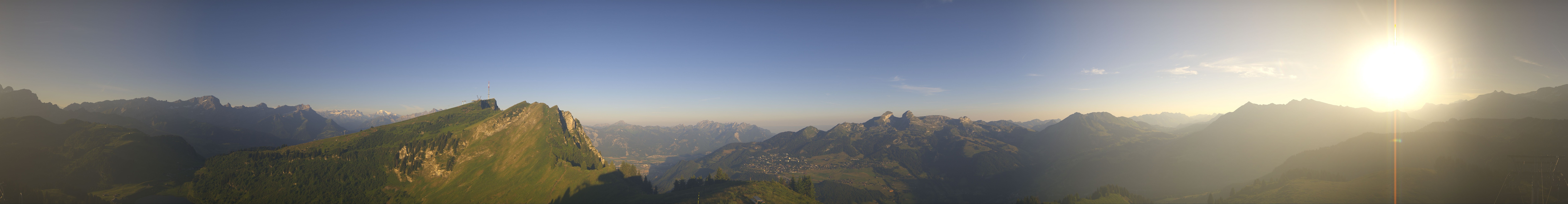 Archiv Foto Webcam Petit Chamossaire Rundblick