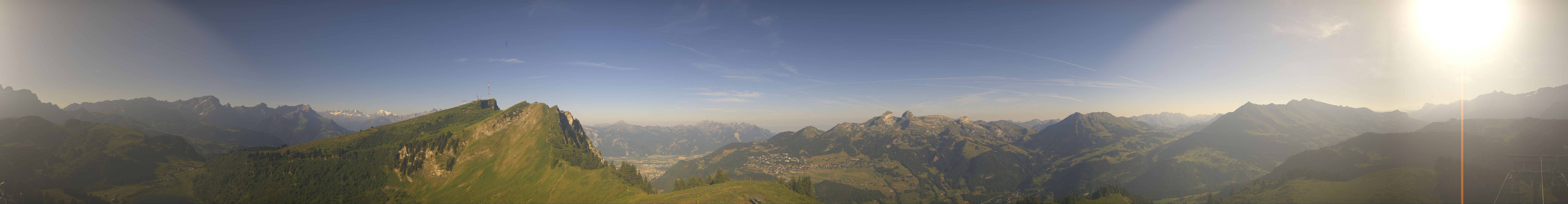 Archiv Foto Webcam Petit Chamossaire Rundblick