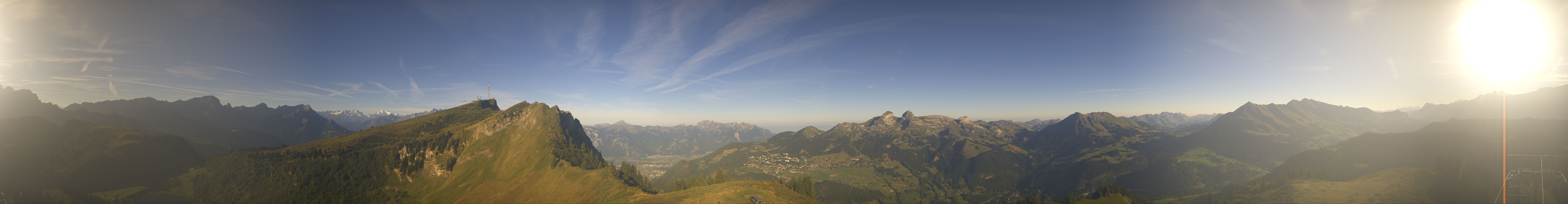Archiv Foto Webcam Petit Chamossaire Rundblick
