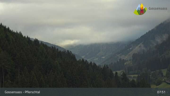 Archived image Webcam Gossensass Church