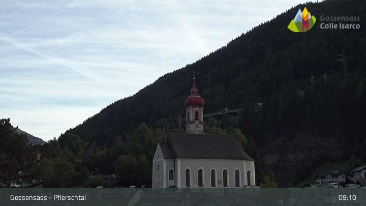 Archived image Webcam Gossensass Church