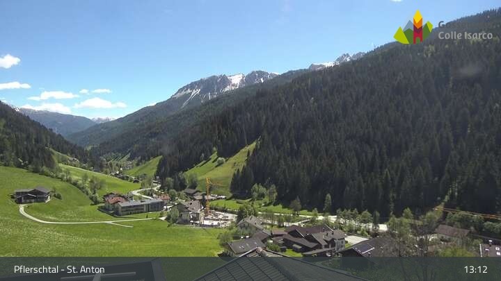 Archived image Webcam St. Anton - Pflersch Valley