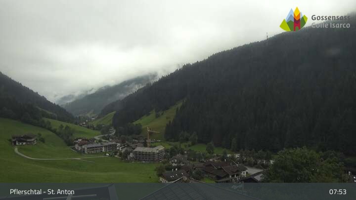 Archived image Webcam St. Anton - Pflersch Valley