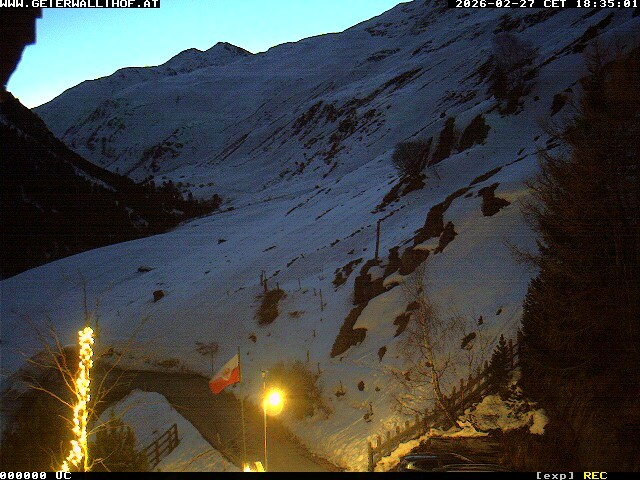 Archiv Foto Webcam Vent - Rofantal