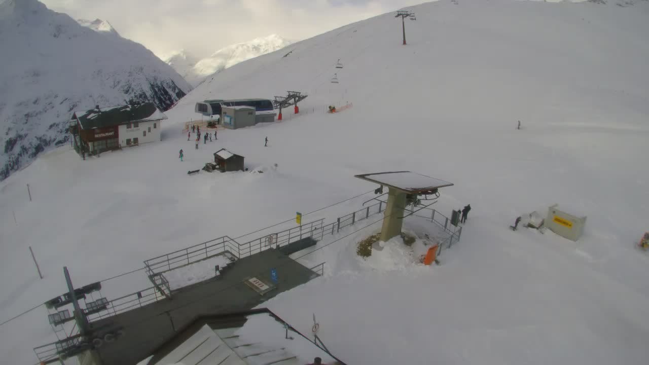 Archived image Webcam Vent - Panoramarestaurant Stablein