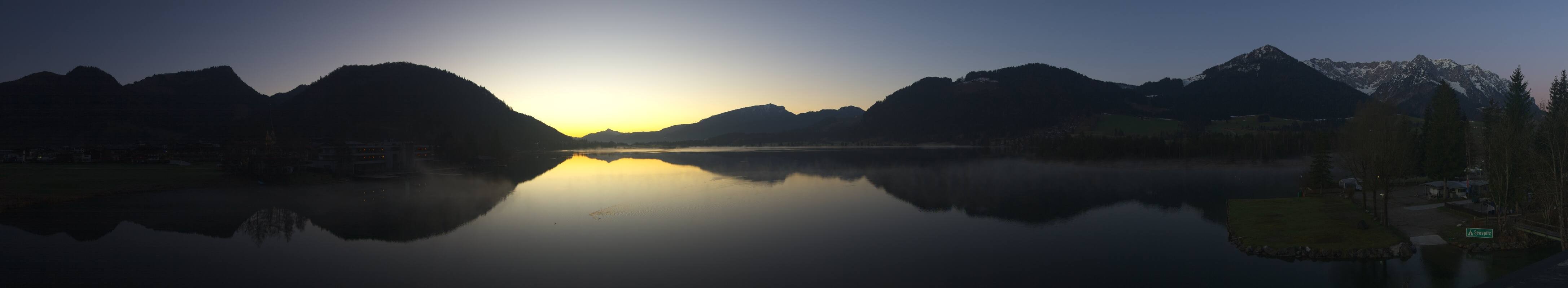 Archived image Webcam Walchsee in Kaiserwinkl in Tyrol