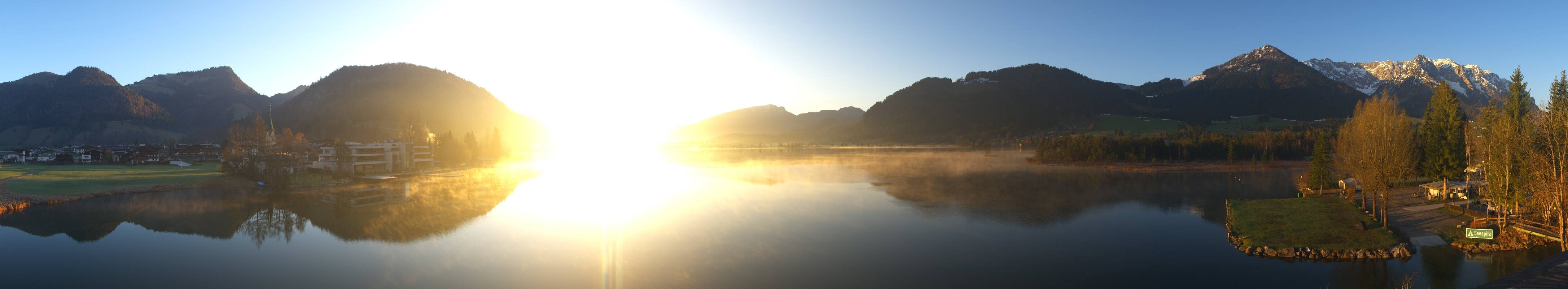 Archived image Webcam Walchsee in Kaiserwinkl in Tyrol