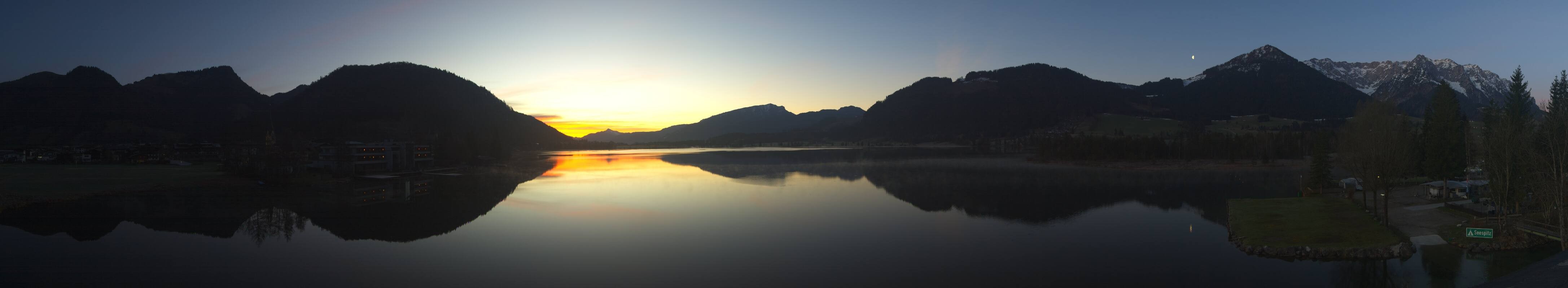 Archived image Webcam Walchsee in Kaiserwinkl in Tyrol