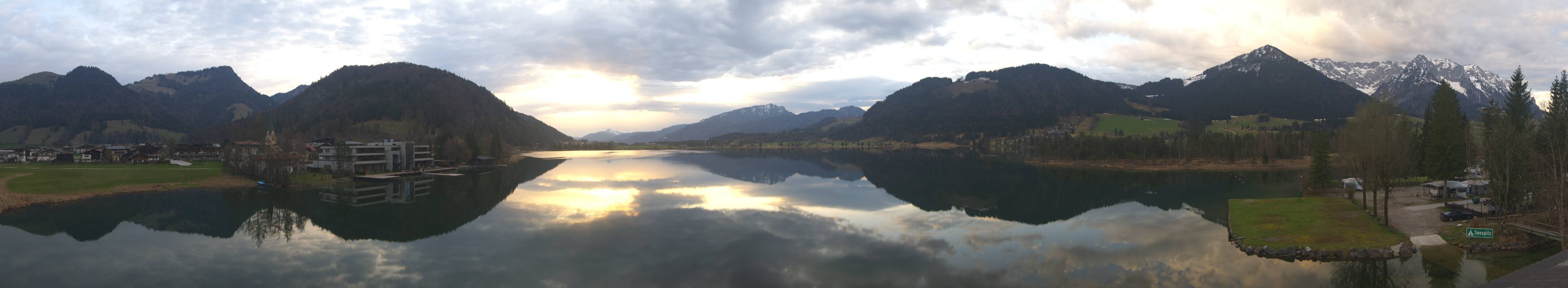 Archived image Webcam Walchsee in Kaiserwinkl in Tyrol