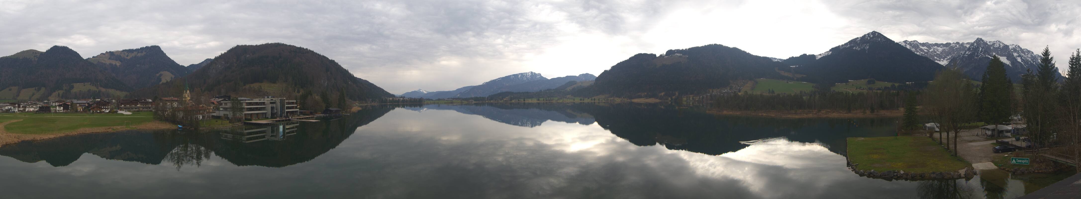 Archived image Webcam Walchsee in Kaiserwinkl in Tyrol