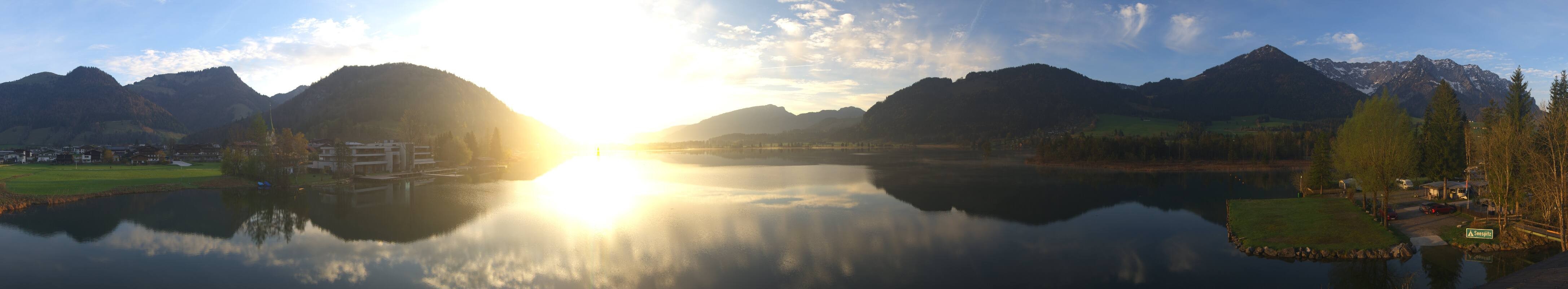 Archived image Webcam Walchsee in Kaiserwinkl in Tyrol