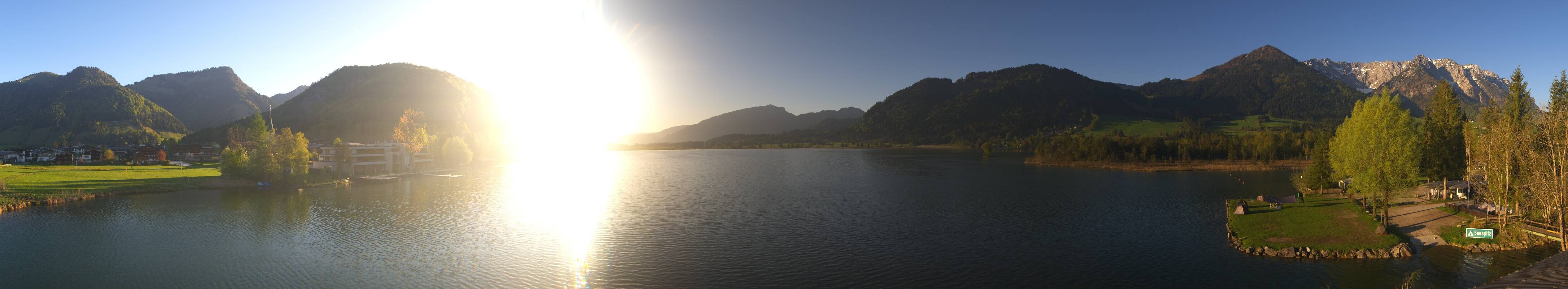 Archived image Webcam Walchsee in Kaiserwinkl in Tyrol