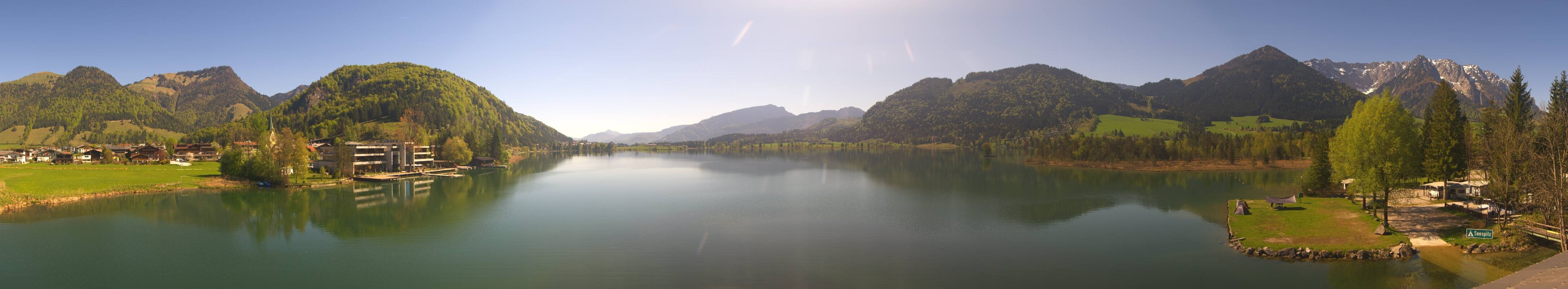 Archived image Webcam Walchsee in Kaiserwinkl in Tyrol