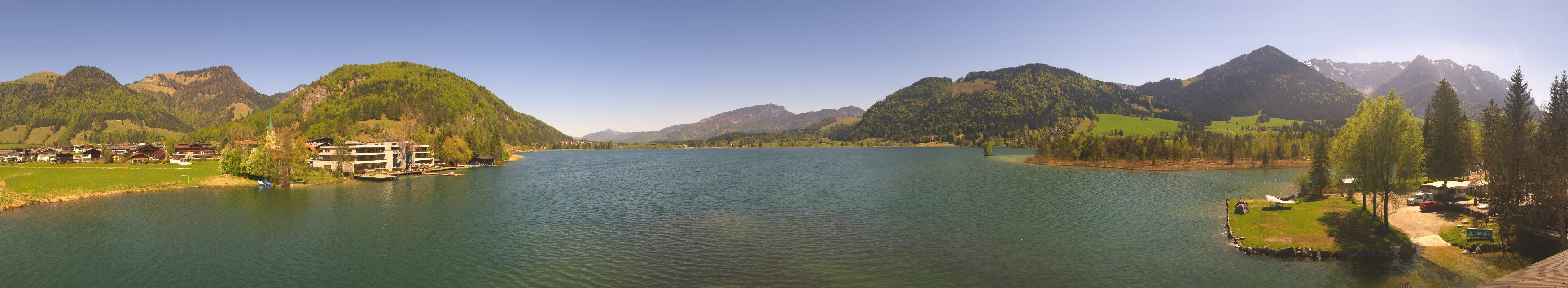 Archived image Webcam Walchsee in Kaiserwinkl in Tyrol