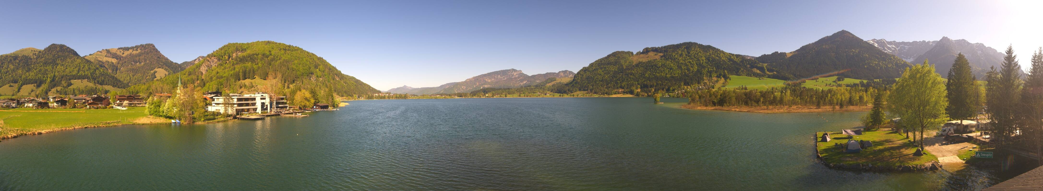 Archived image Webcam Walchsee in Kaiserwinkl in Tyrol