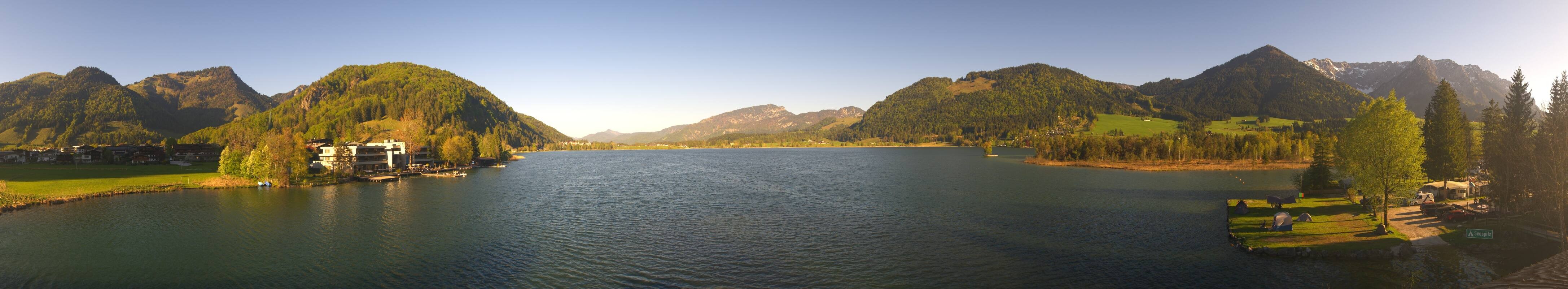 Archived image Webcam Walchsee in Kaiserwinkl in Tyrol