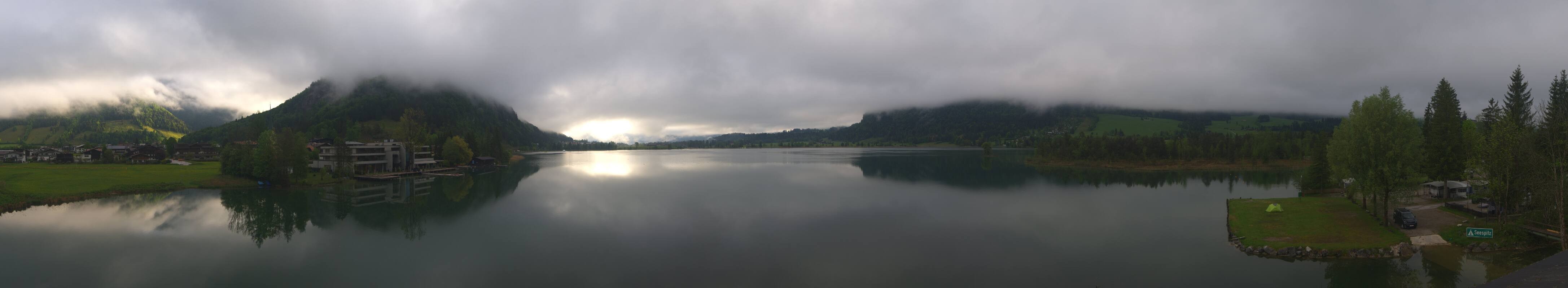 Archived image Webcam Walchsee in Kaiserwinkl in Tyrol