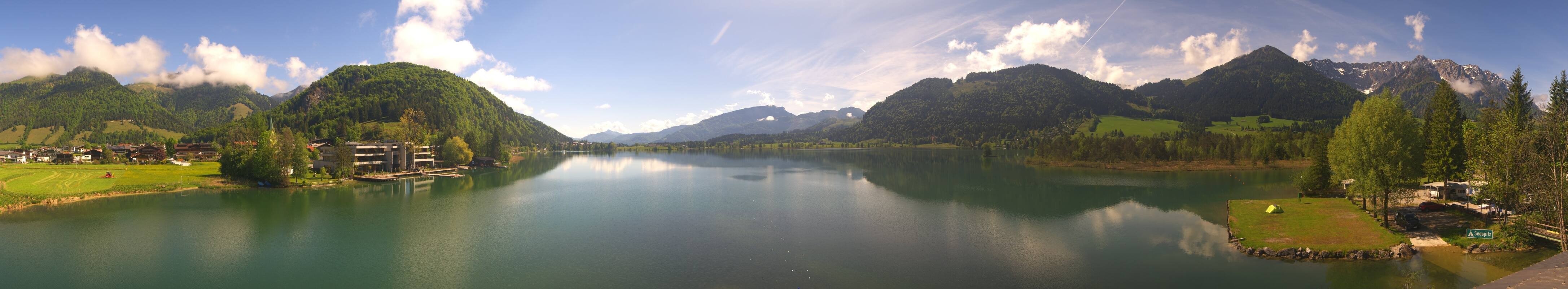 Archived image Webcam Walchsee in Kaiserwinkl in Tyrol