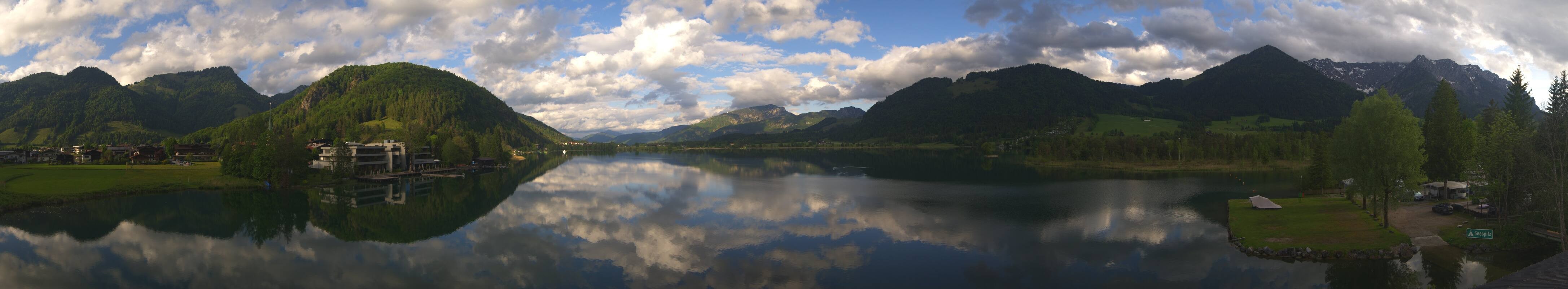 Archived image Webcam Walchsee in Kaiserwinkl in Tyrol