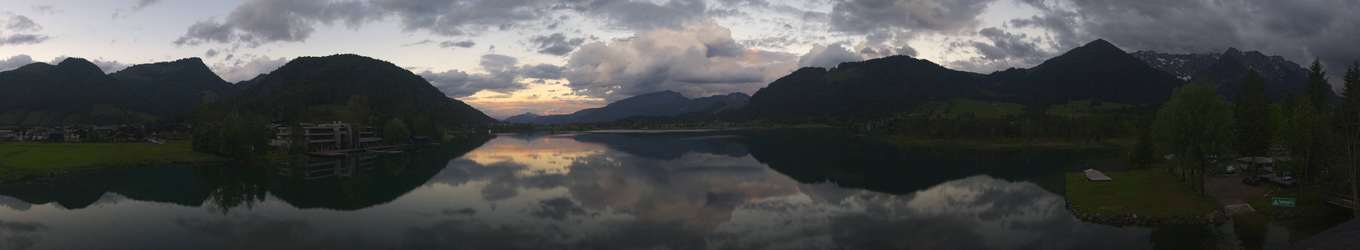 Archived image Webcam Walchsee in Kaiserwinkl in Tyrol