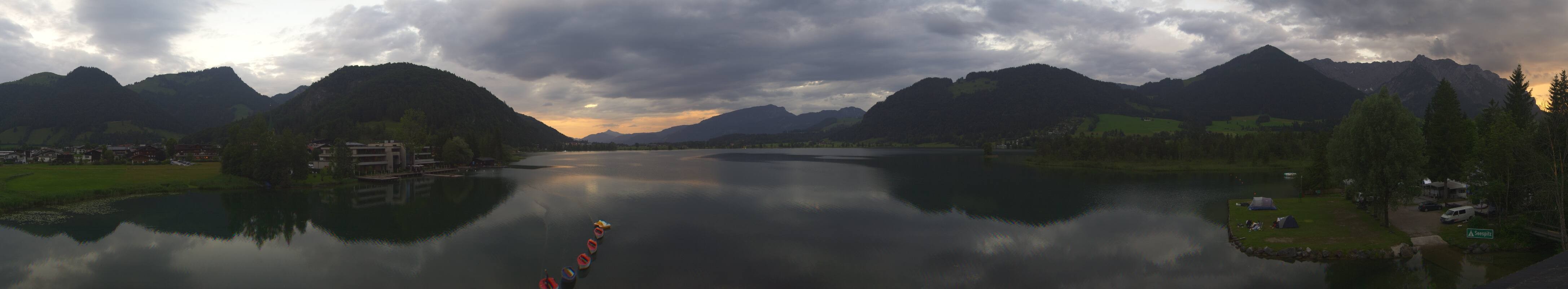 Archived image Webcam Walchsee in Kaiserwinkl in Tyrol