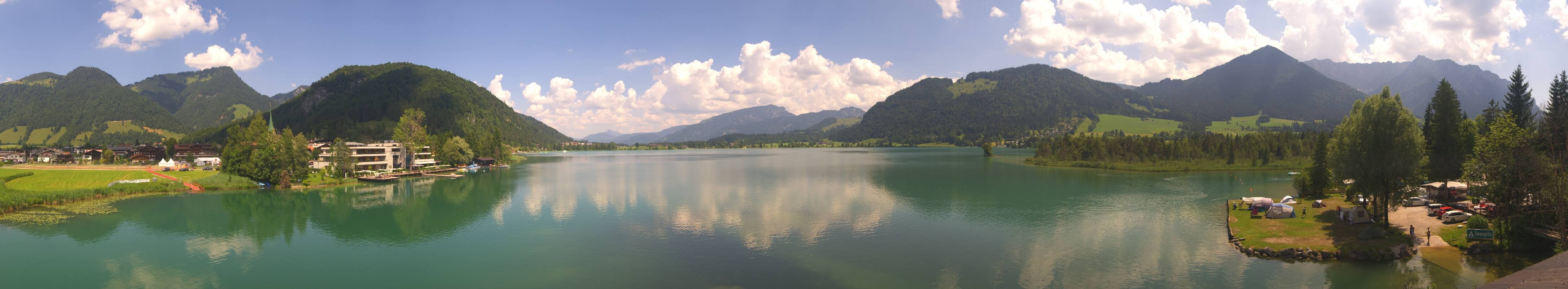 Archived image Webcam Walchsee in Kaiserwinkl in Tyrol