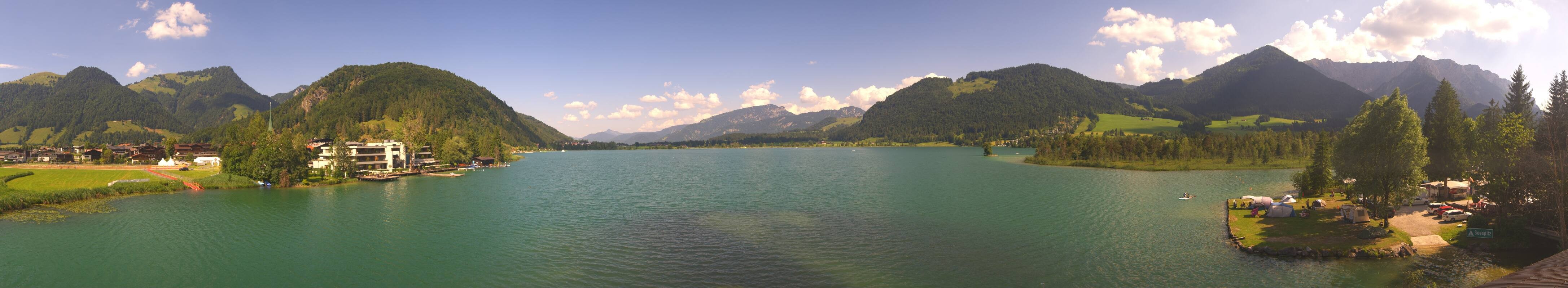 Archived image Webcam Walchsee in Kaiserwinkl in Tyrol