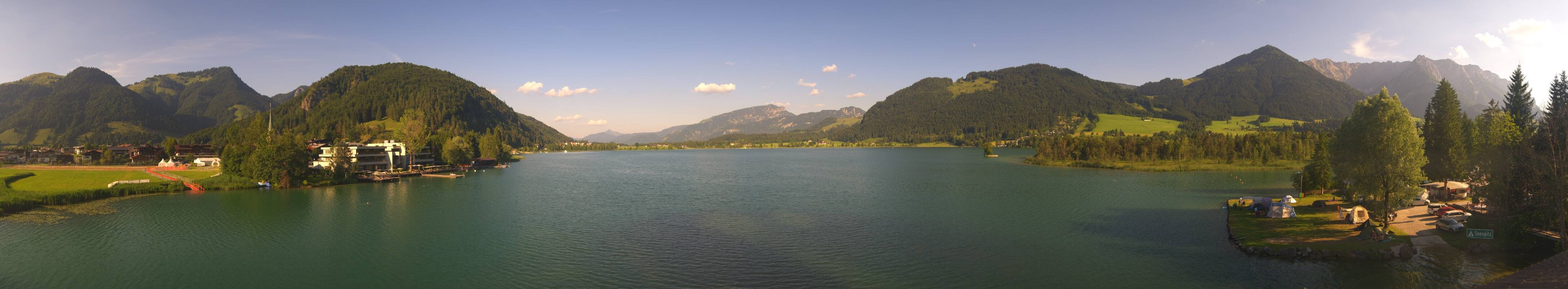 Archived image Webcam Walchsee in Kaiserwinkl in Tyrol