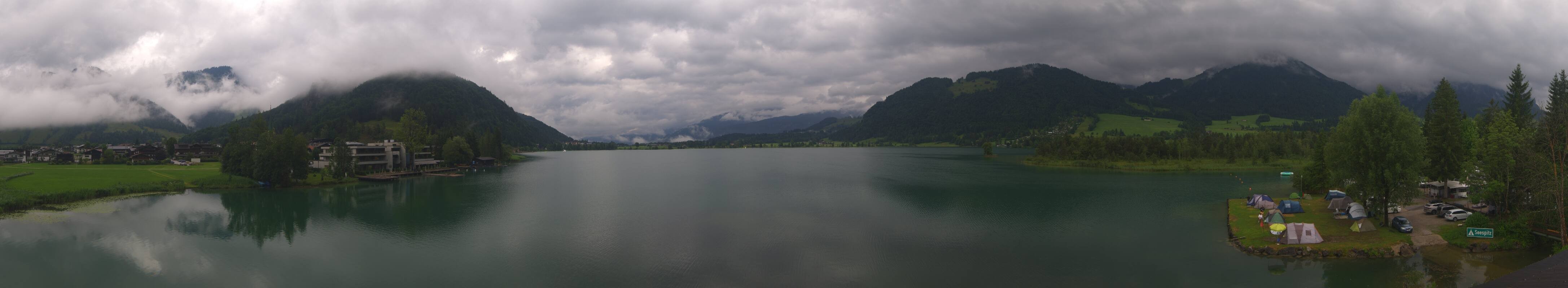 Archived image Webcam Walchsee in Kaiserwinkl in Tyrol