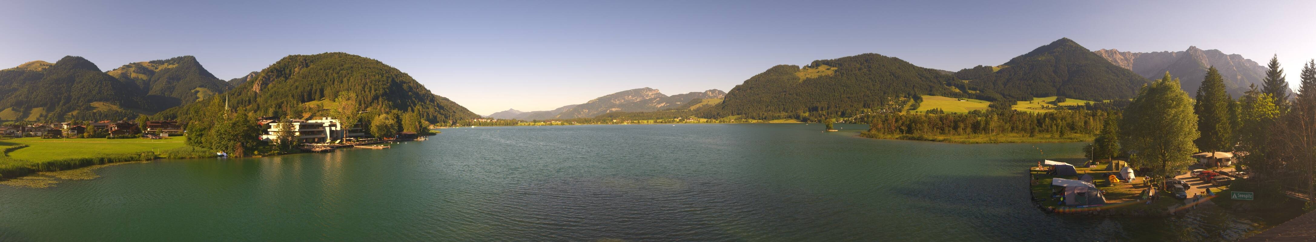 Archived image Webcam Walchsee in Kaiserwinkl in Tyrol