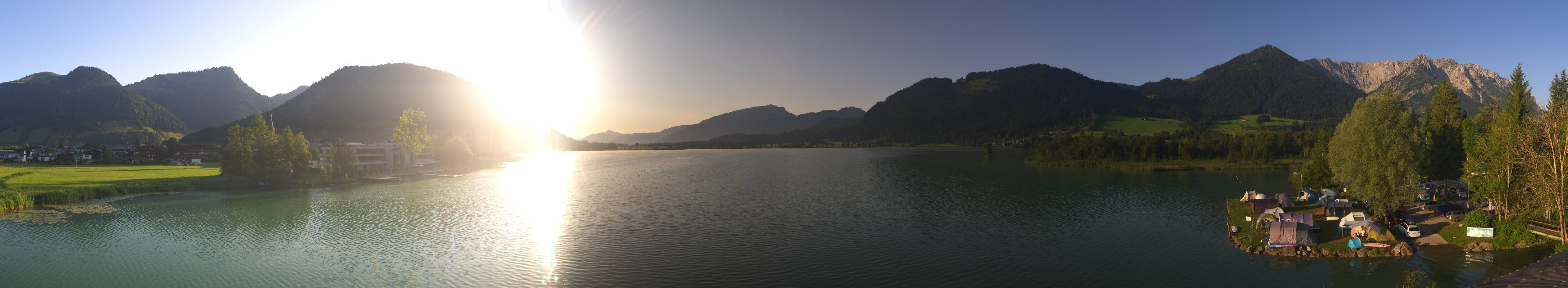 Archived image Webcam Walchsee in Kaiserwinkl in Tyrol