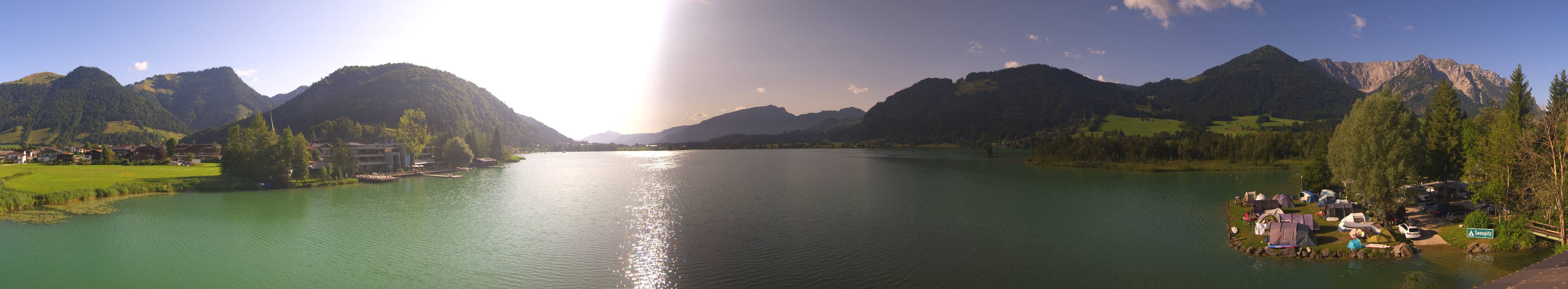 Archived image Webcam Walchsee in Kaiserwinkl in Tyrol