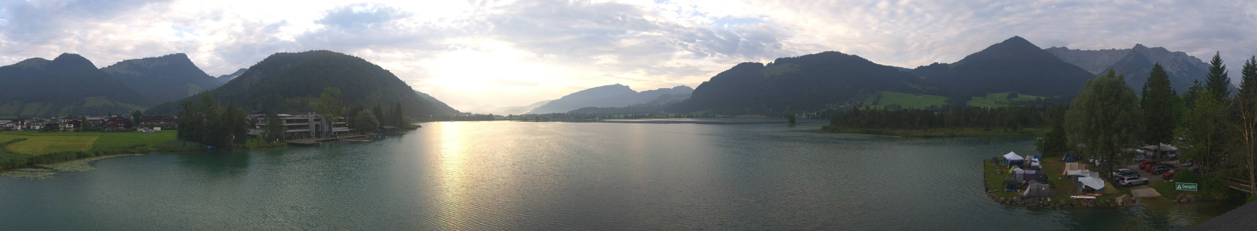 Archived image Webcam Walchsee in Kaiserwinkl in Tyrol