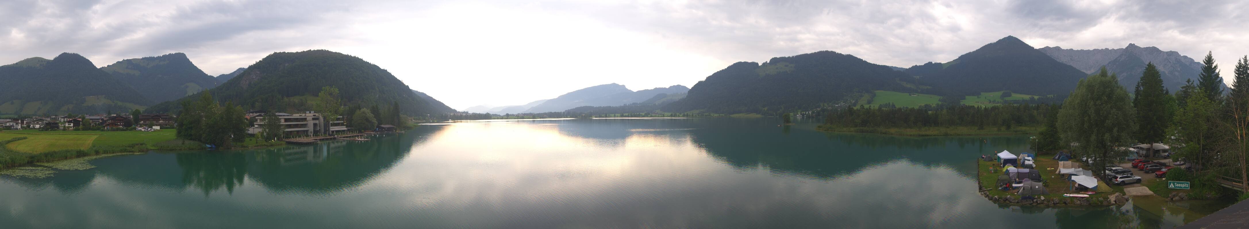 Archived image Webcam Walchsee in Kaiserwinkl in Tyrol