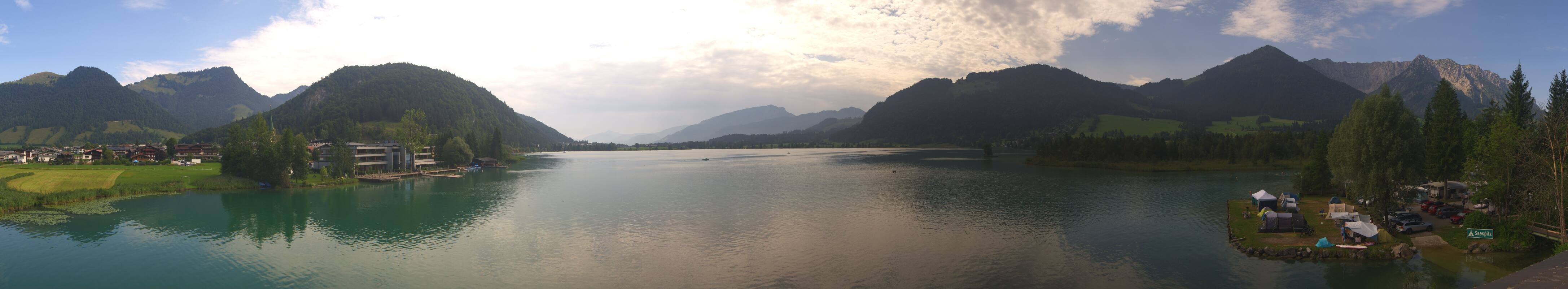 Archived image Webcam Walchsee in Kaiserwinkl in Tyrol