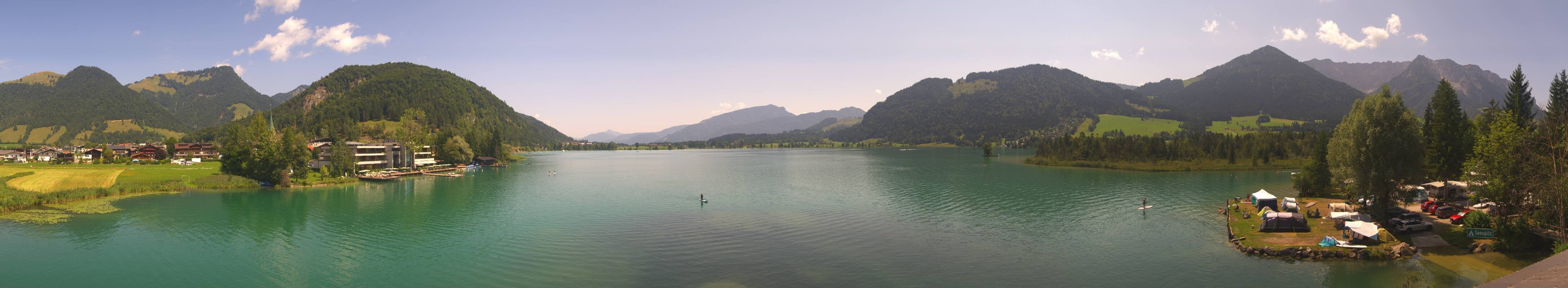 Archived image Webcam Walchsee in Kaiserwinkl in Tyrol