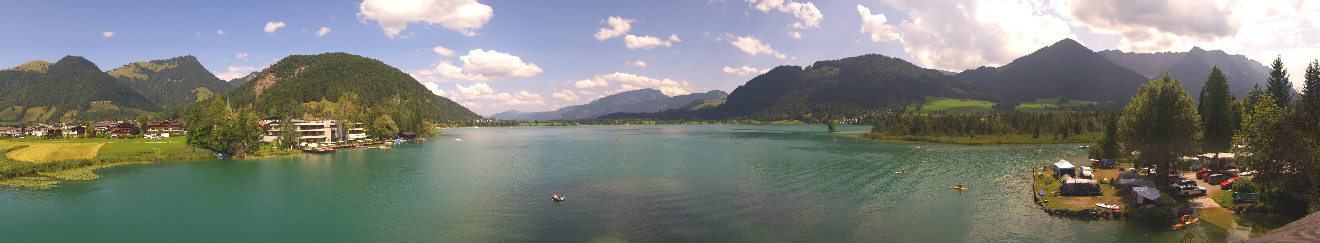 Archived image Webcam Walchsee in Kaiserwinkl in Tyrol