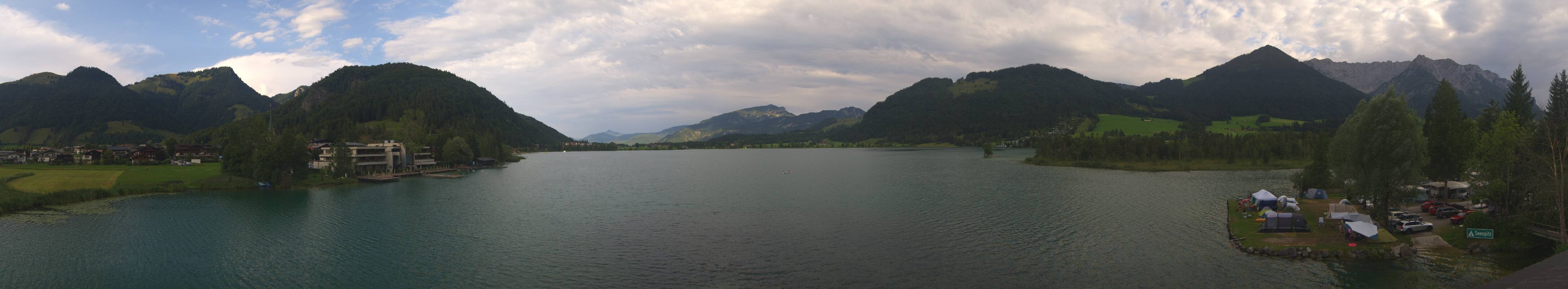Archived image Webcam Walchsee in Kaiserwinkl in Tyrol