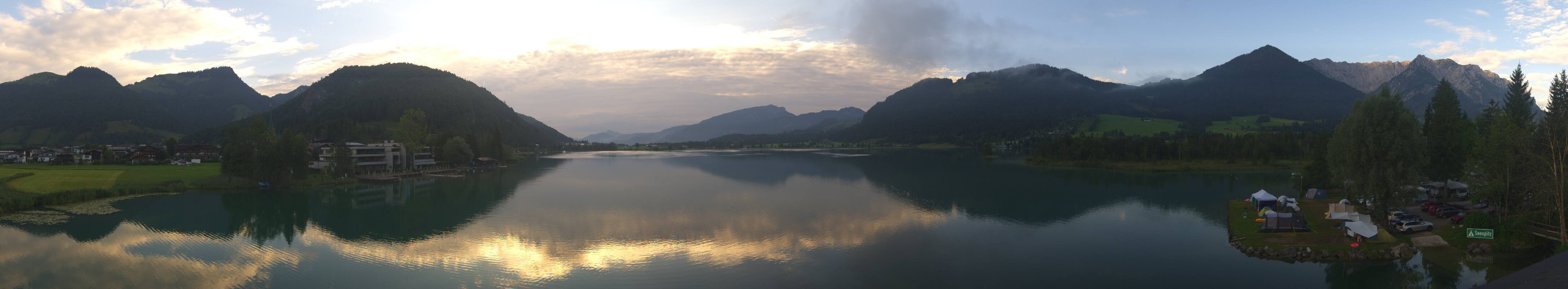 Archived image Webcam Walchsee in Kaiserwinkl in Tyrol