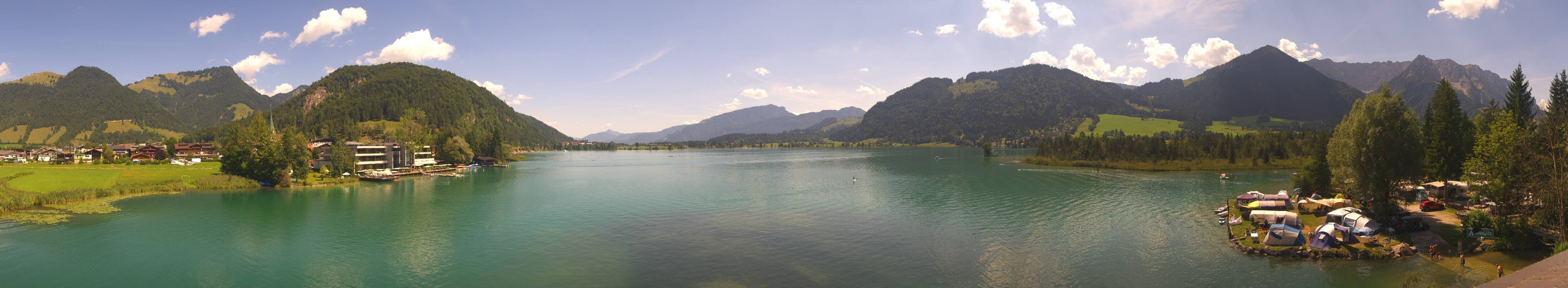 Archived image Webcam Walchsee in Kaiserwinkl in Tyrol