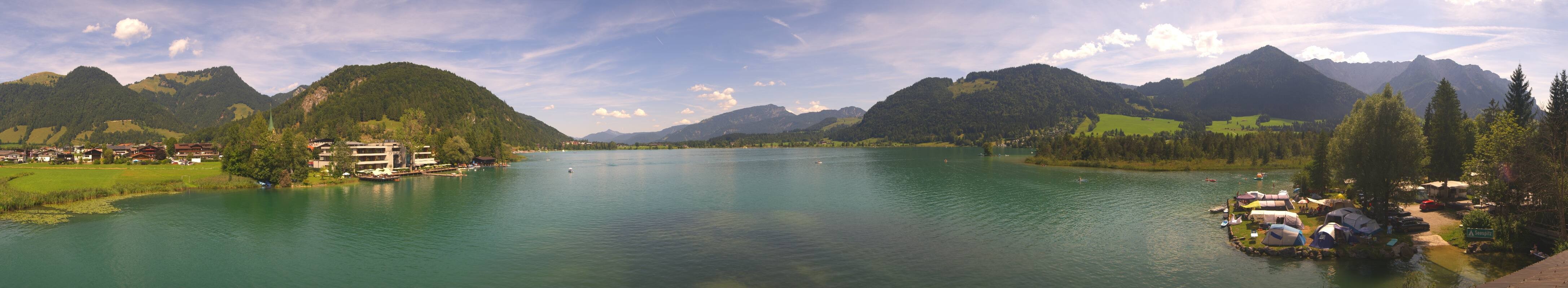 Archived image Webcam Walchsee in Kaiserwinkl in Tyrol