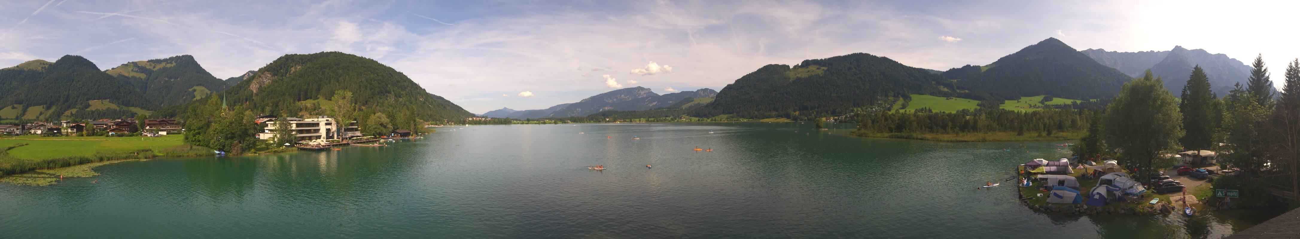 Archived image Webcam Walchsee in Kaiserwinkl in Tyrol