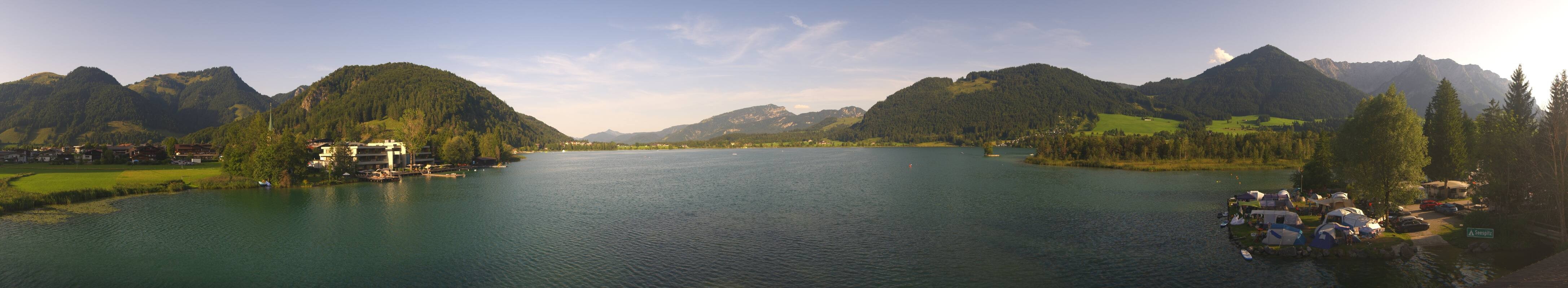 Archived image Webcam Walchsee in Kaiserwinkl in Tyrol