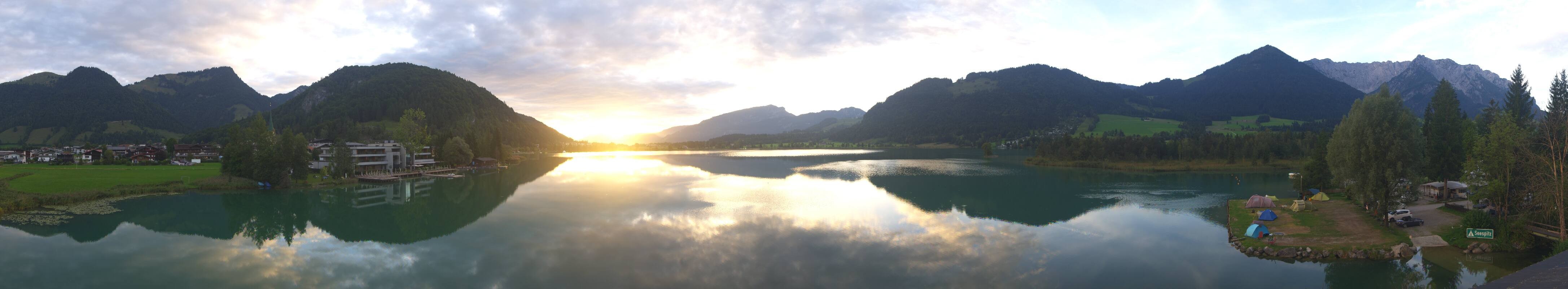 Archived image Webcam Walchsee in Kaiserwinkl in Tyrol