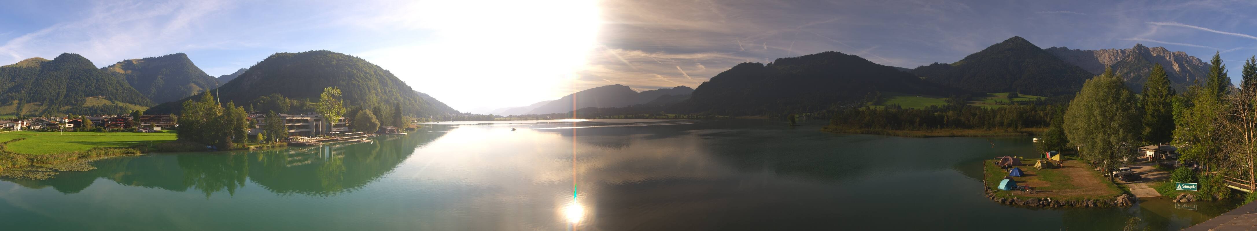 Archived image Webcam Walchsee in Kaiserwinkl in Tyrol