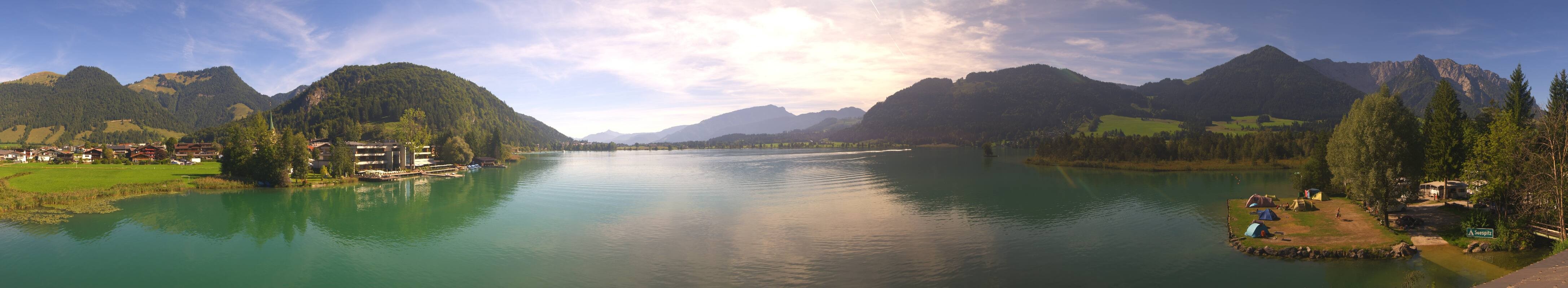 Archived image Webcam Walchsee in Kaiserwinkl in Tyrol