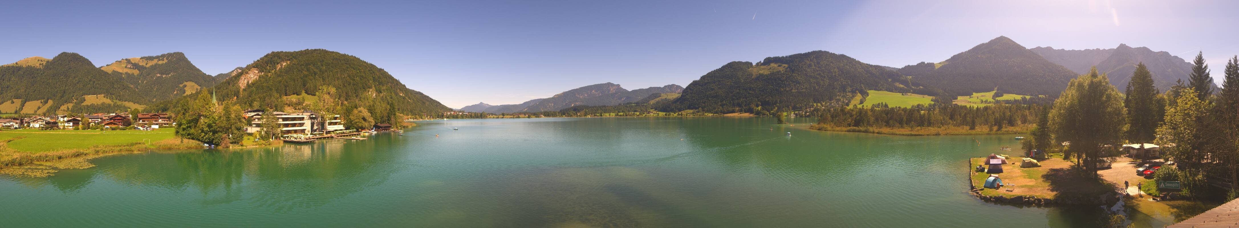 Archived image Webcam Walchsee in Kaiserwinkl in Tyrol