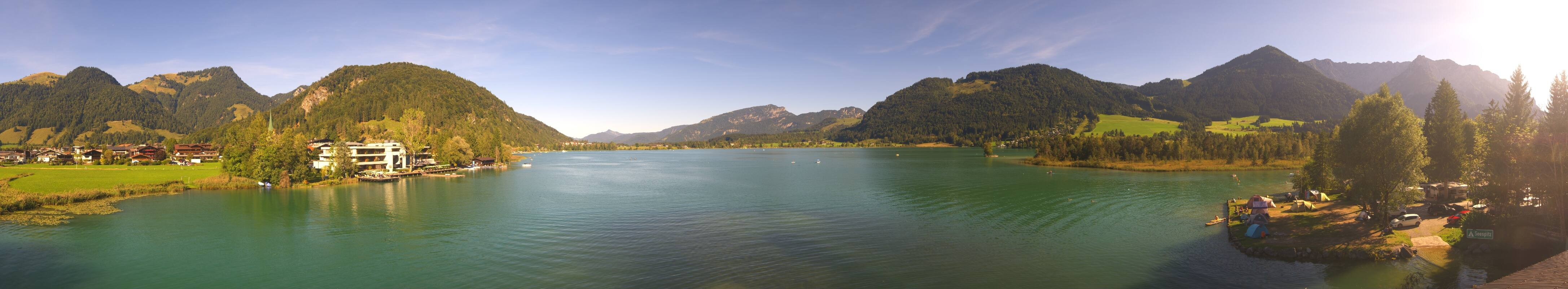 Archived image Webcam Walchsee in Kaiserwinkl in Tyrol