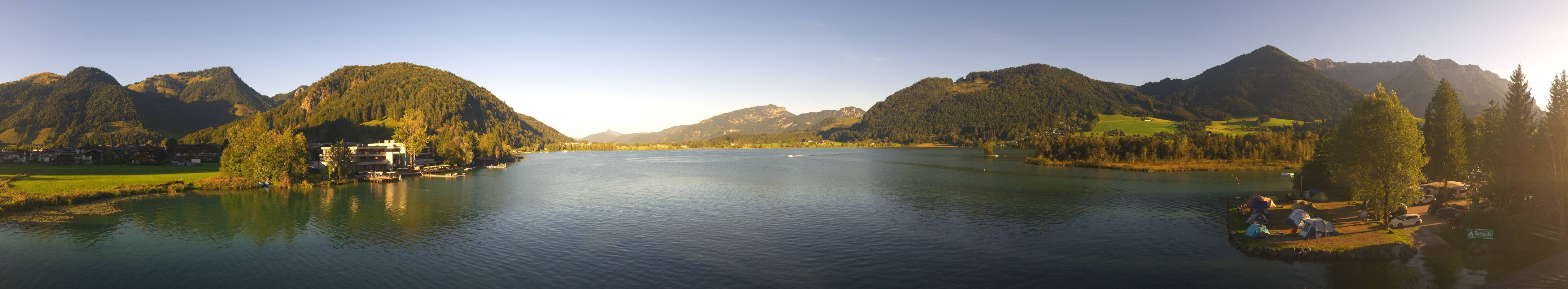 Archived image Webcam Walchsee in Kaiserwinkl in Tyrol