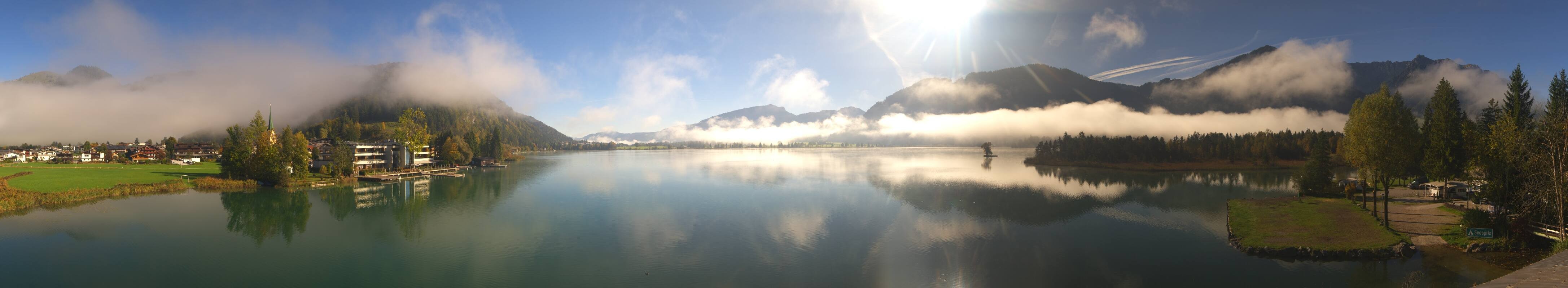 Archived image Webcam Walchsee in Kaiserwinkl in Tyrol
